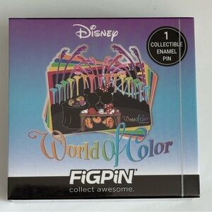 Disneyland World of Color Collectible Enamel Pin | FiGPiN Disney NIB